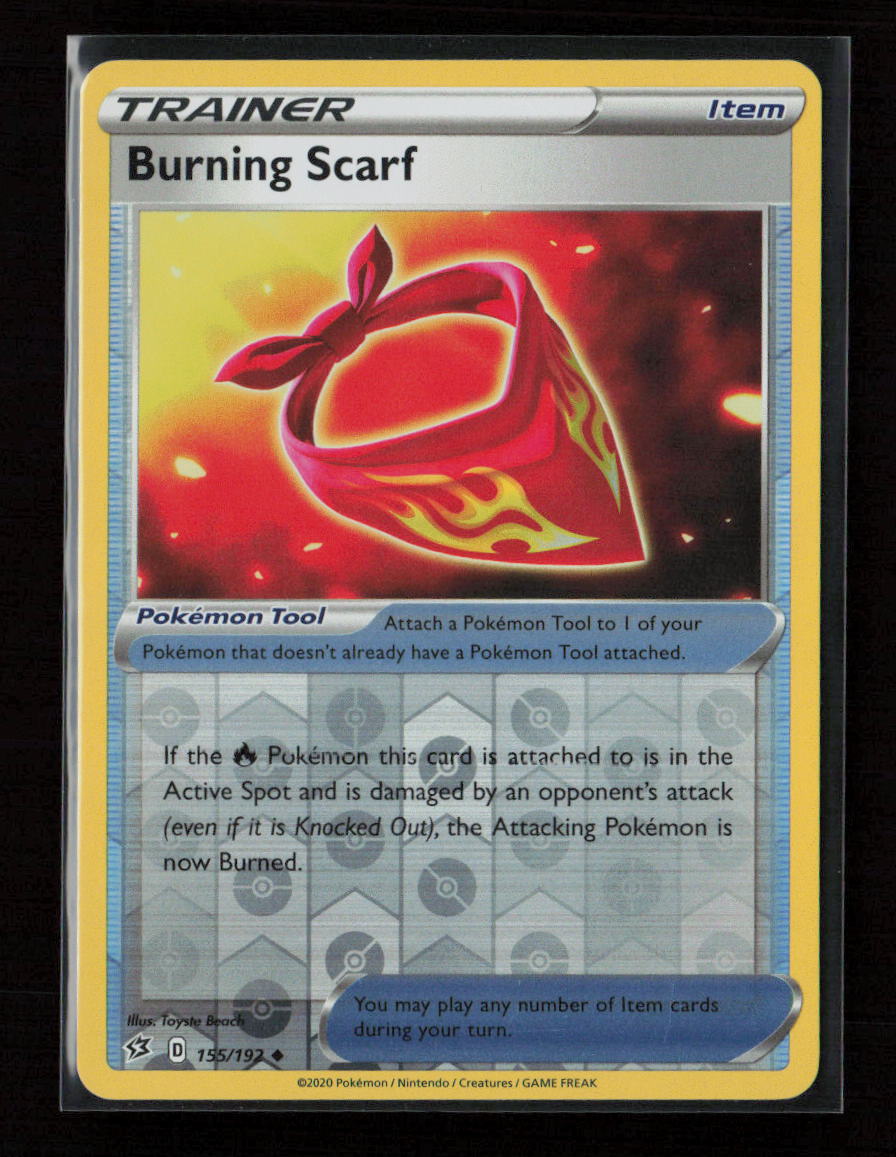 Burning Scarf Uncommon SWSH02: Rebel Clash 155/192 NM