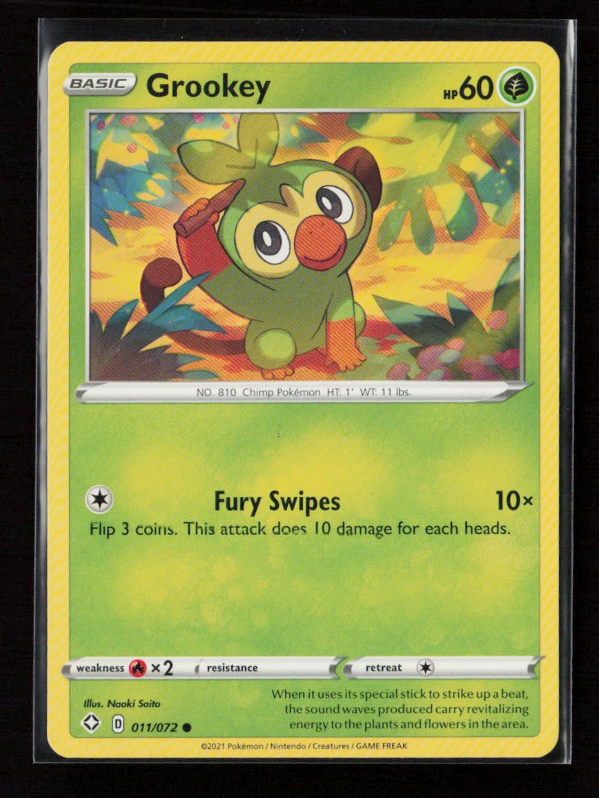 Grookey Common Shining Fates 011/072 LP