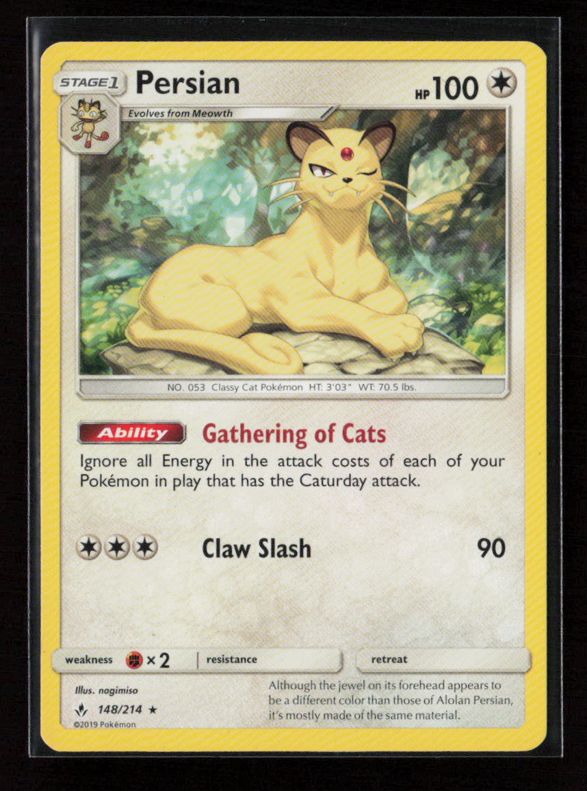 Persian Rare SM - Unbroken Bonds 148/214 LP