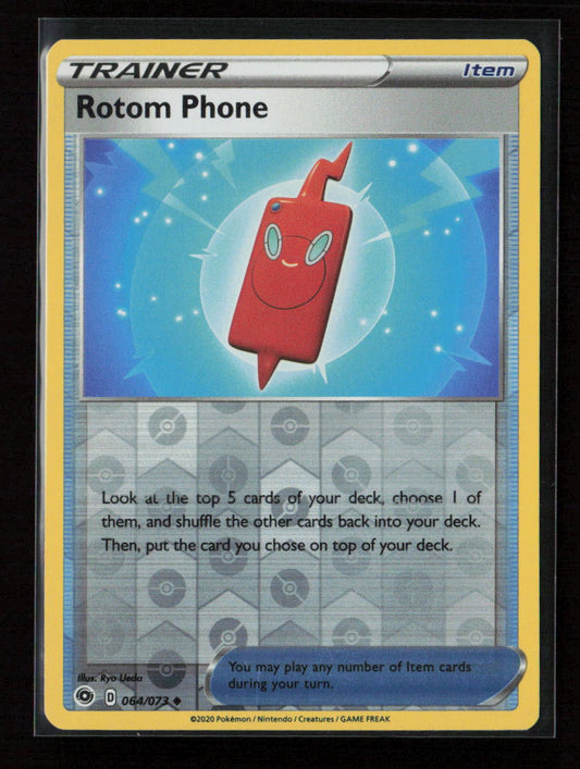 Rotom Phone Uncommon Champion's Path 64/73 NM