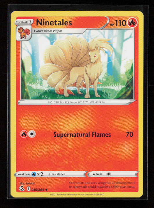 Ninetales (30) Uncommon SWSH08: Fusion Strike 030/264 NM