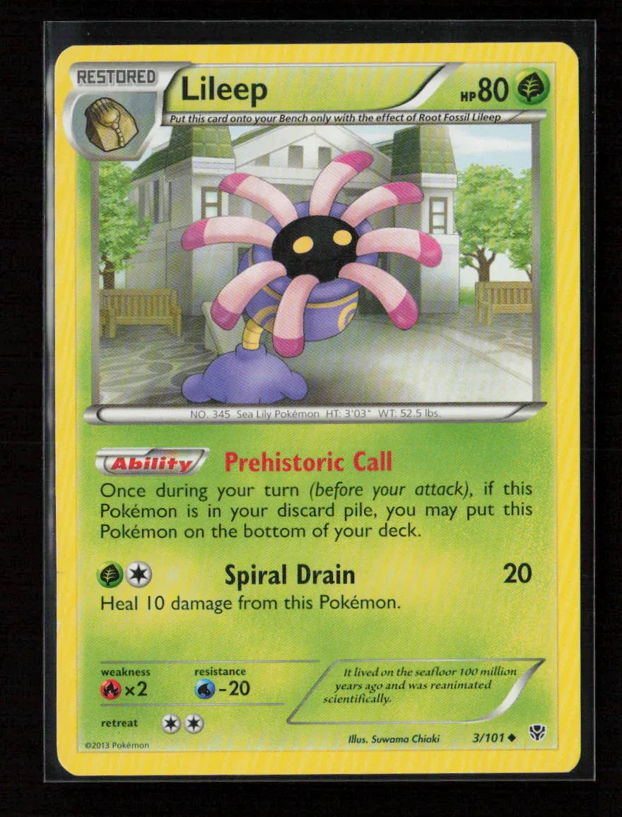 Lileep Uncommon Plasma Blast 3/101 LP - Kang's Collectibles