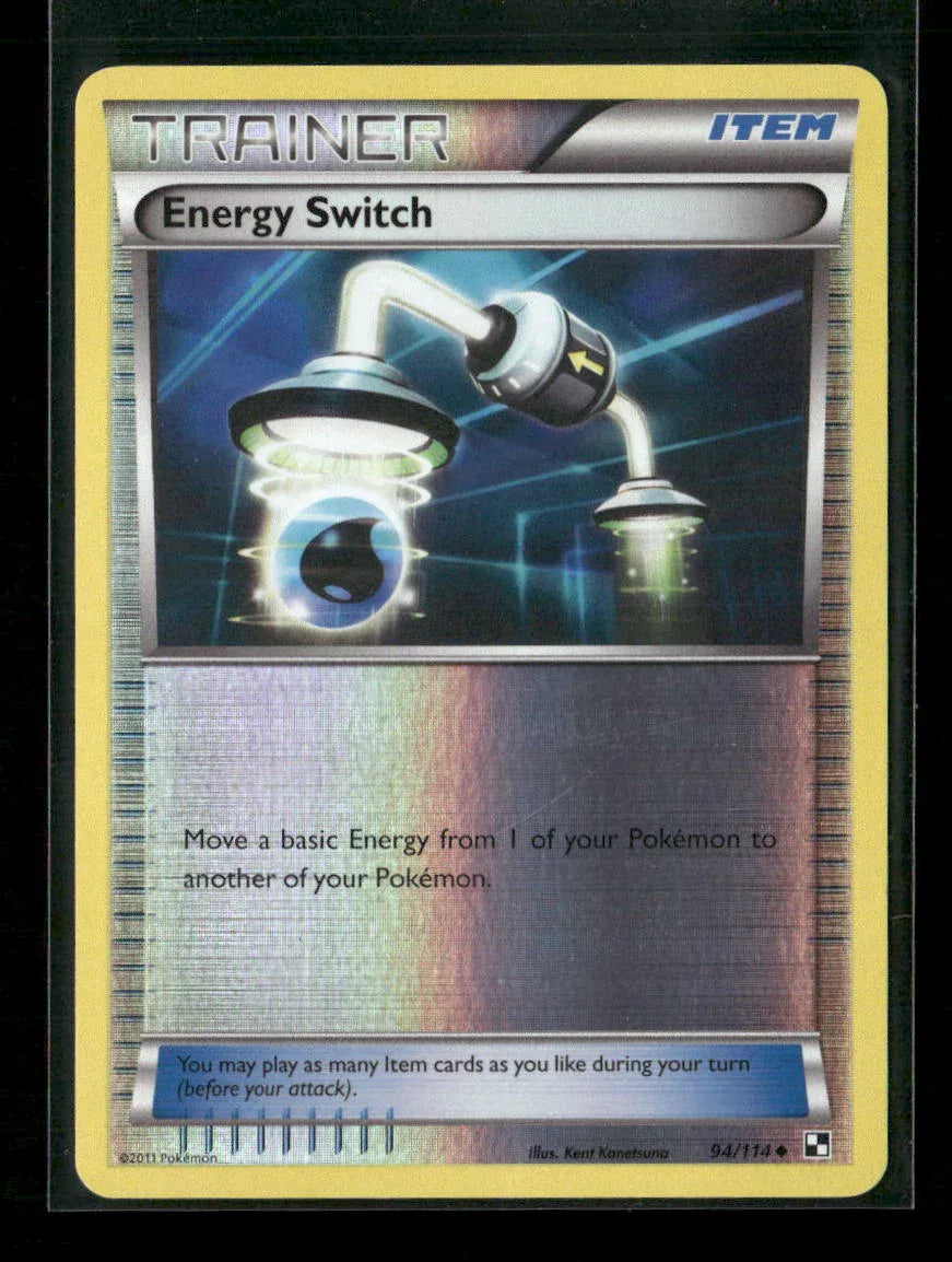 Energy Switch Uncommon Black and White 94/114 LP - Kang's Collectibles