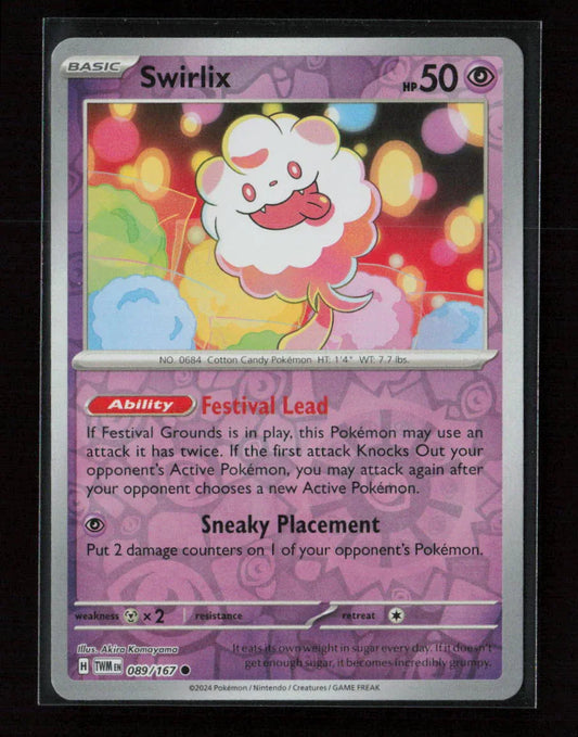 Swirlix Common SV06: Twilight Masquerade 089/167 NM