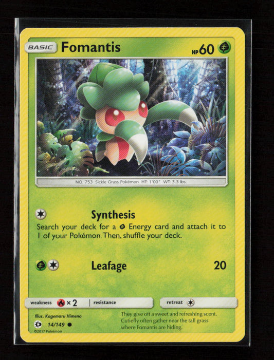 Fomantis Common SM Base Set 14/149 LP