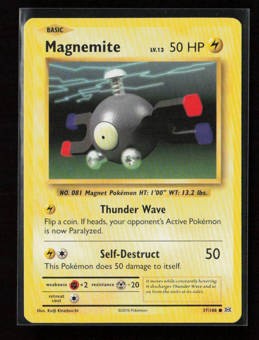 Magnemite Common XY - Evolutions 37/108 NM - Kang's Collectibles