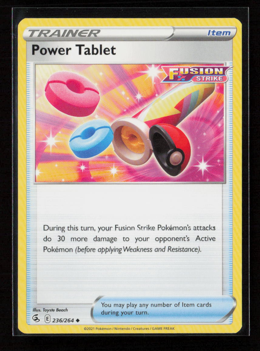 Power Tablet Uncommon SWSH08: Fusion Strike 236/264 LP