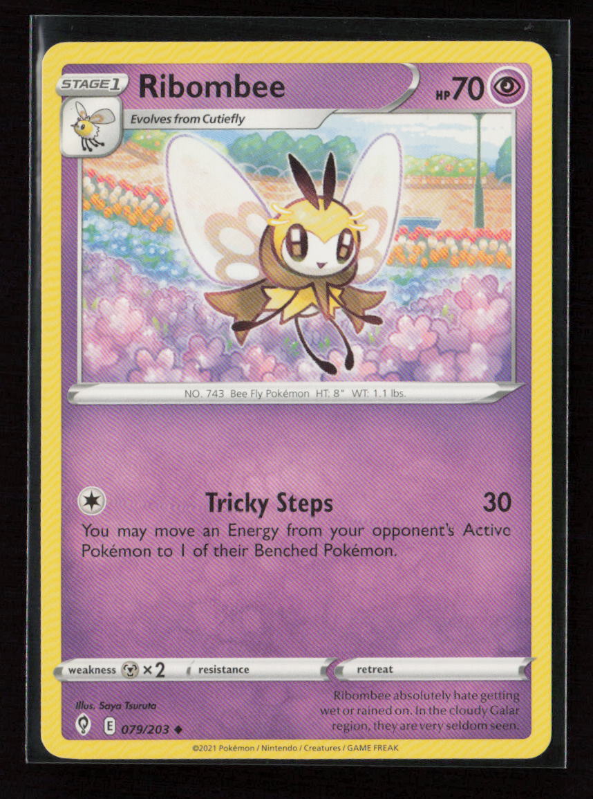 Ribombee Uncommon SWSH07: Evolving Skies 079/203 LP