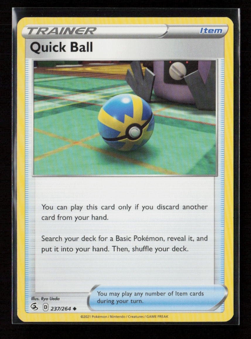 Quick Ball Uncommon SWSH08: Fusion Strike 237/264 LP