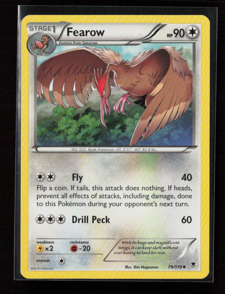Fearow Uncommon XY - Phantom Forces 79/119 LP