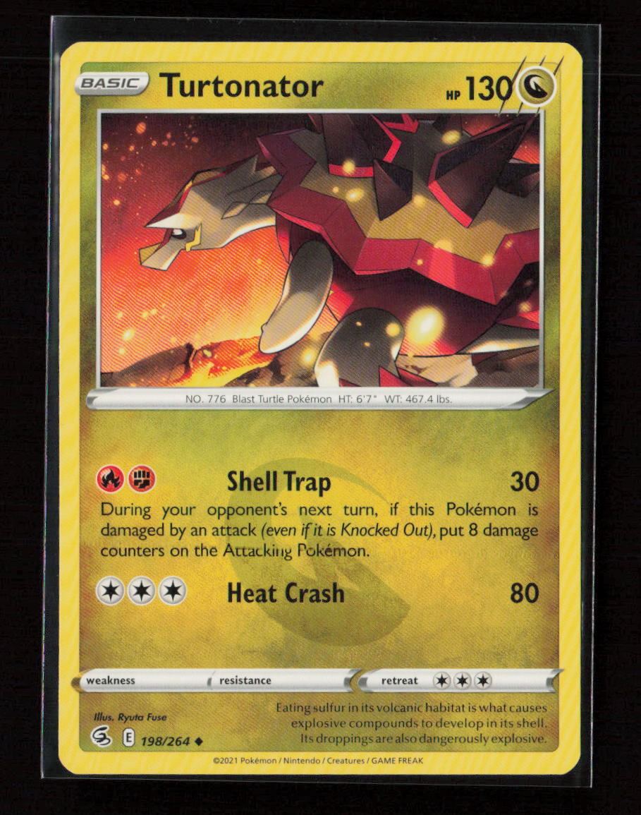 Turtonator Uncommon SWSH08: Fusion Strike 198/264 LP
