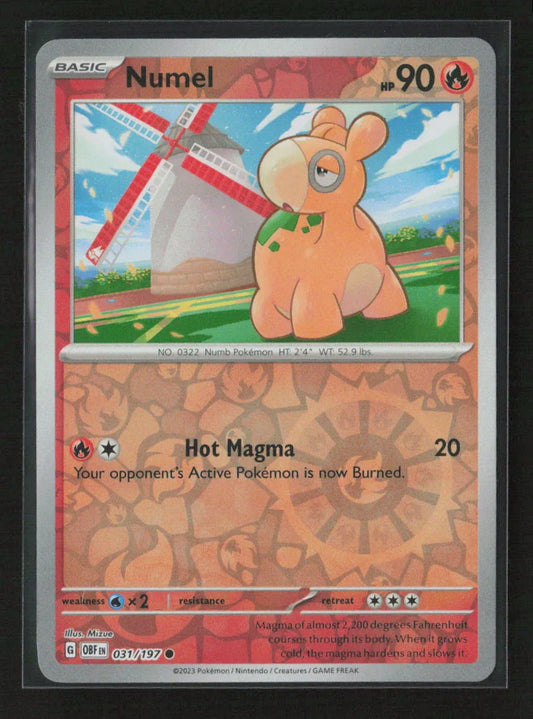 Numel Common SV03: Obsidian Flames 031/197 NM - Kang's Collectibles