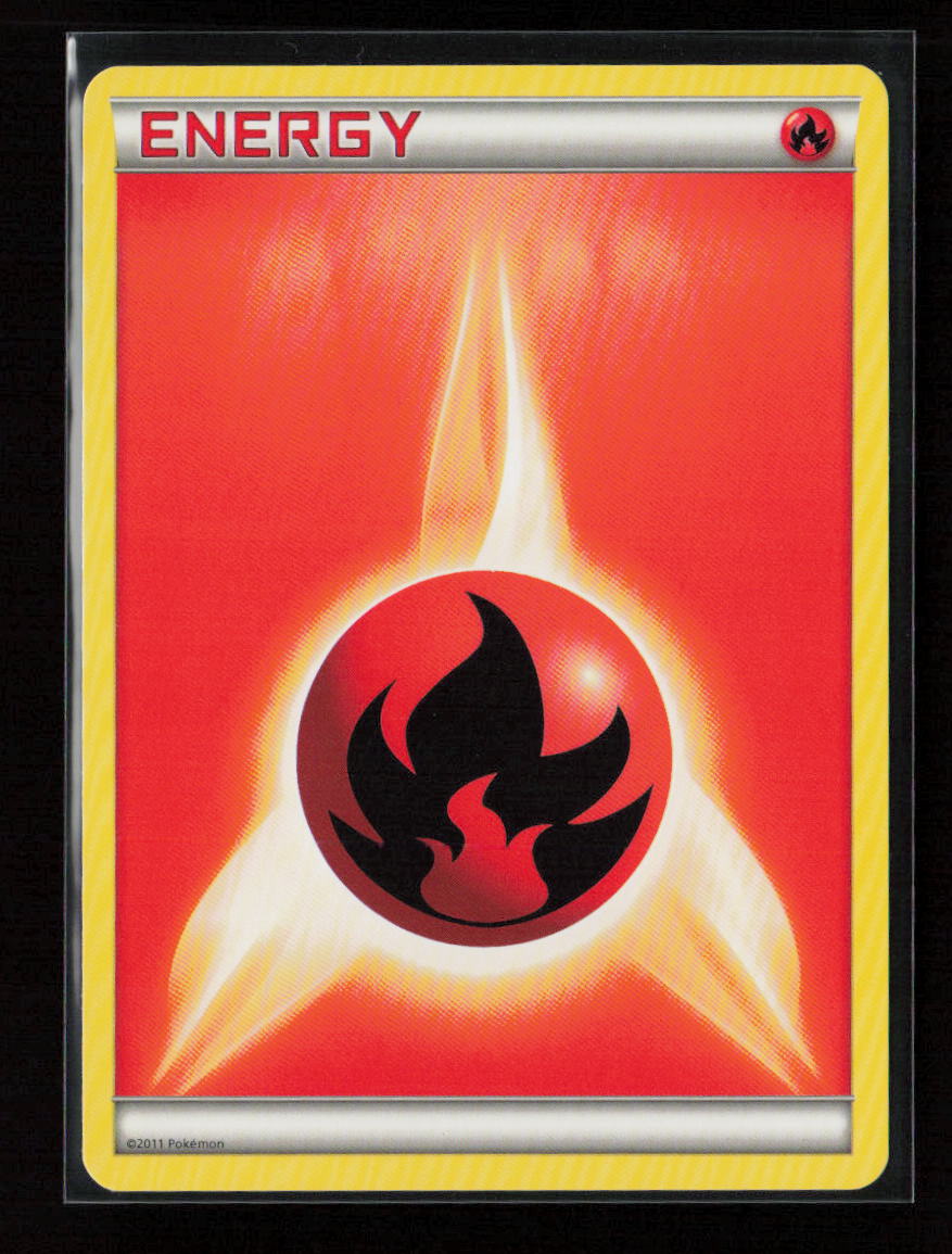 Fire Energy (2011 Unnumbered) Promo League & Championship Cards NM