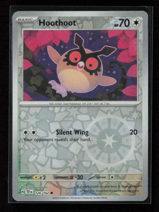 Hoothoot Common SV05: Temporal Forces 126/162 NM - Kang's Collectibles