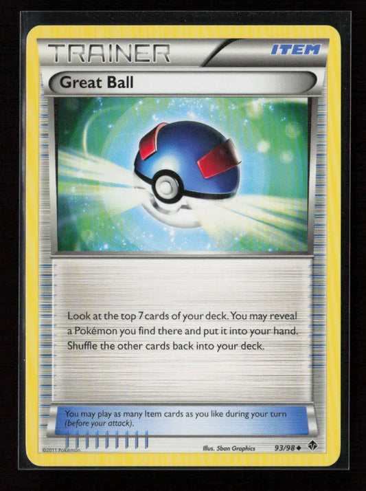 Great Ball Uncommon Emerging Powers 93/98 LP - Kang's Collectibles