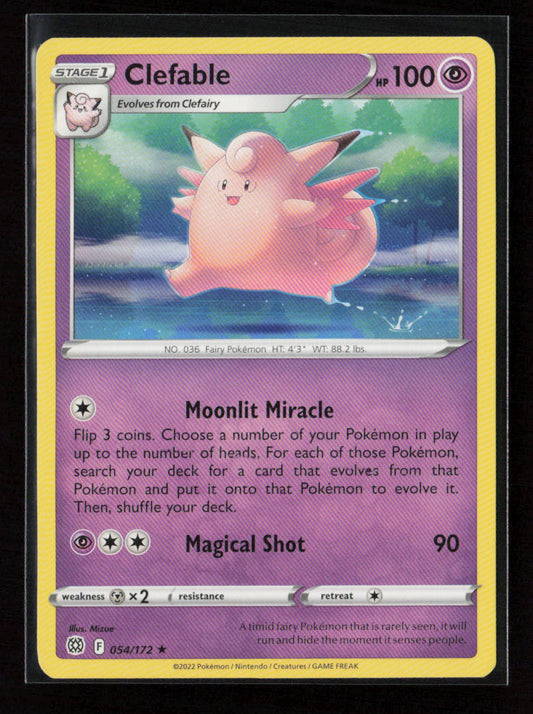 Clefable Rare SWSH09: Brilliant Stars 054/172 LP