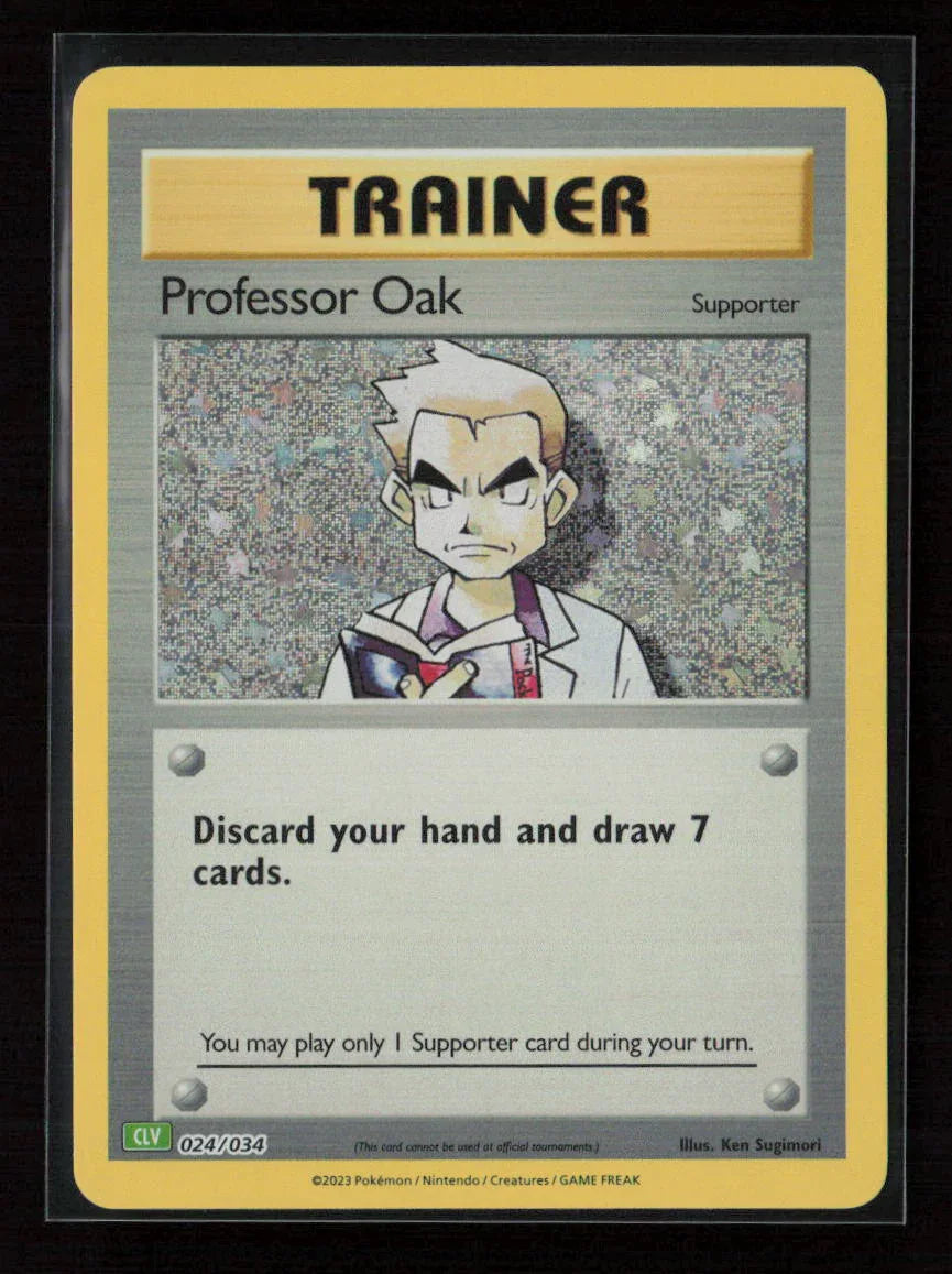 Professor Oak (CLC) Classic Collection Trading Card Game Classic 023/034 NM - Kang's Collectibles