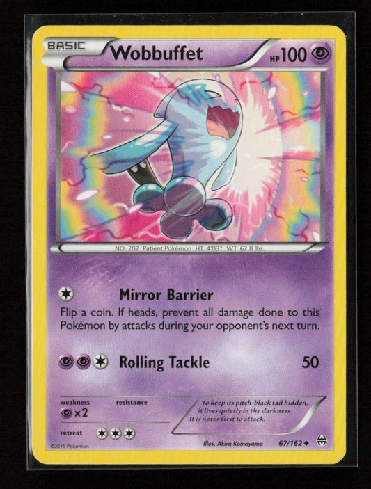 Wobbuffet Uncommon XY - BREAKthrough 67/162 LP - Kang's Collectibles