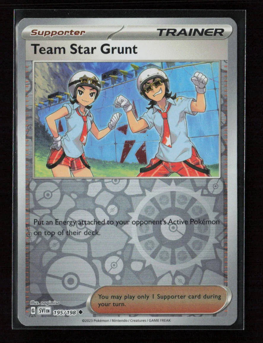 Team Star Grunt - Uncommon SV01: Scarlet & Violet Base Set 195/198 NM - Kang's Collectibles