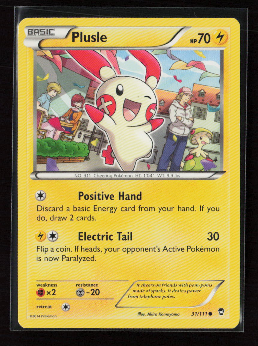 Plusle Common XY - Furious Fists 31/111 LP