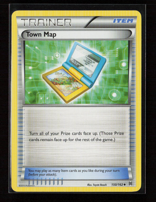 Town Map Uncommon XY - BREAKthrough 150/162 LP