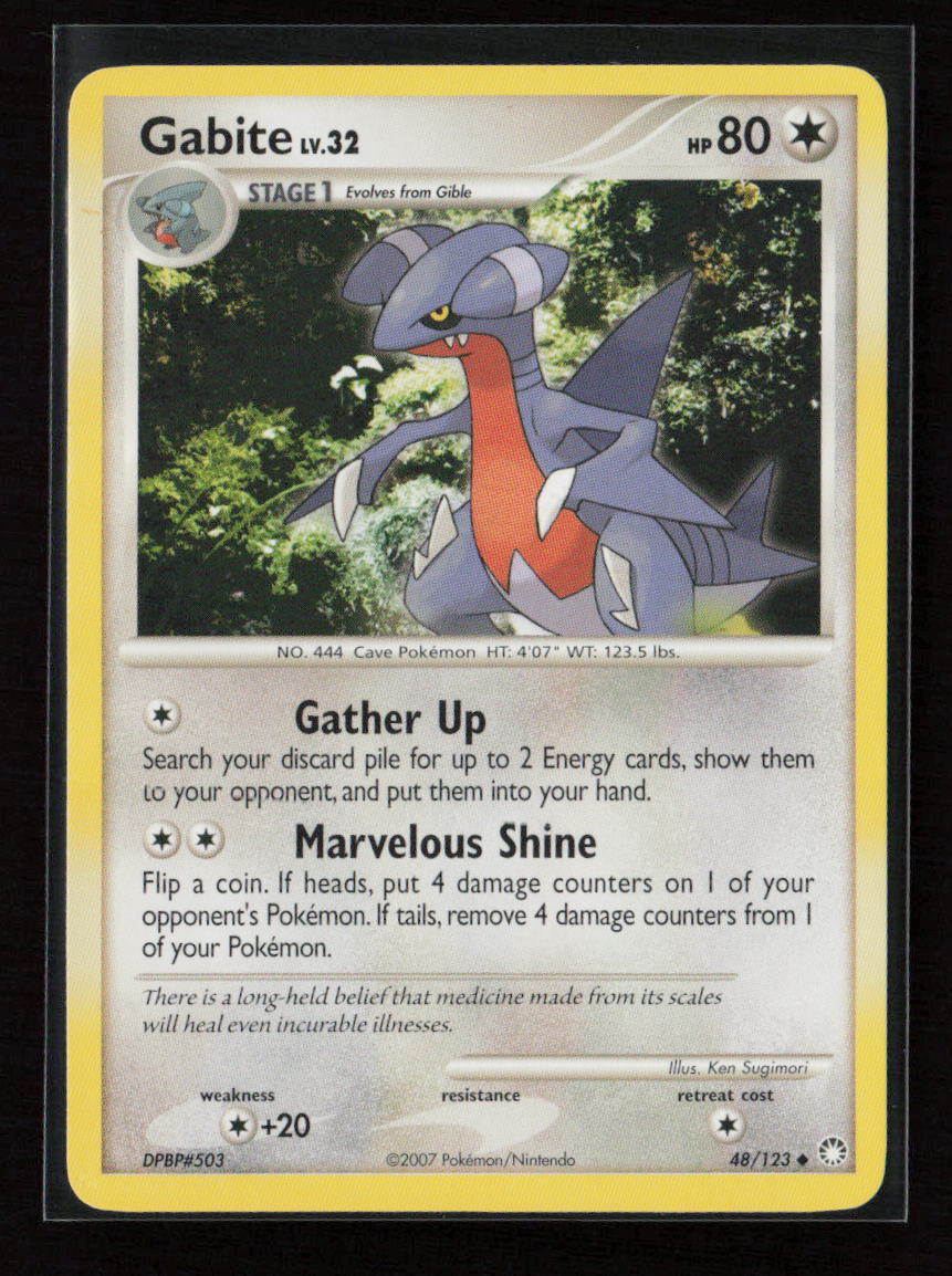 Gabite Uncommon Mysterious Treasures 48/123 LP