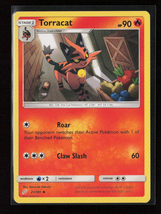 Torracat Uncommon SM - Team Up 21/181 LP
