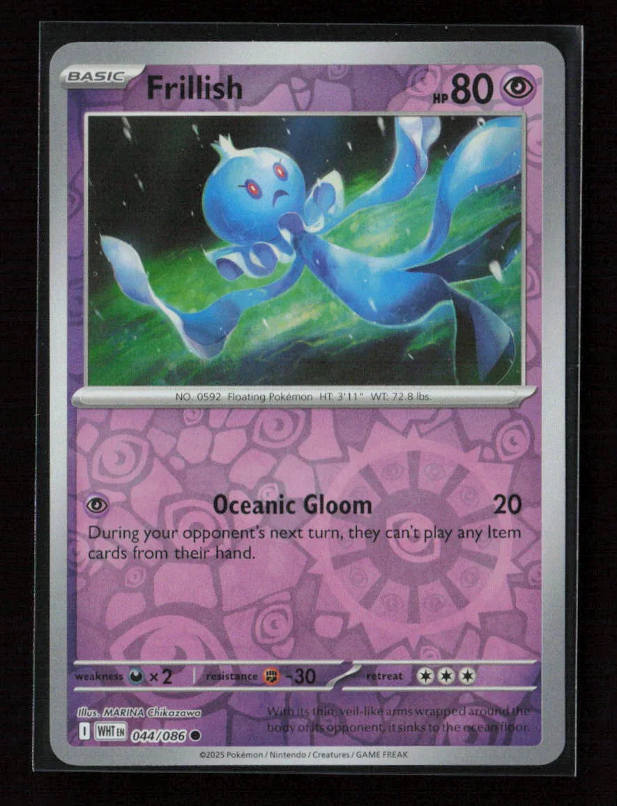 Frillish Common SV: White Flare 044/086 NM - Kang's Collectibles