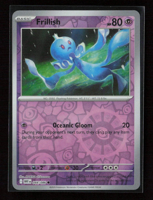 Frillish Common SV: White Flare 044/086 NM - Kang's Collectibles
