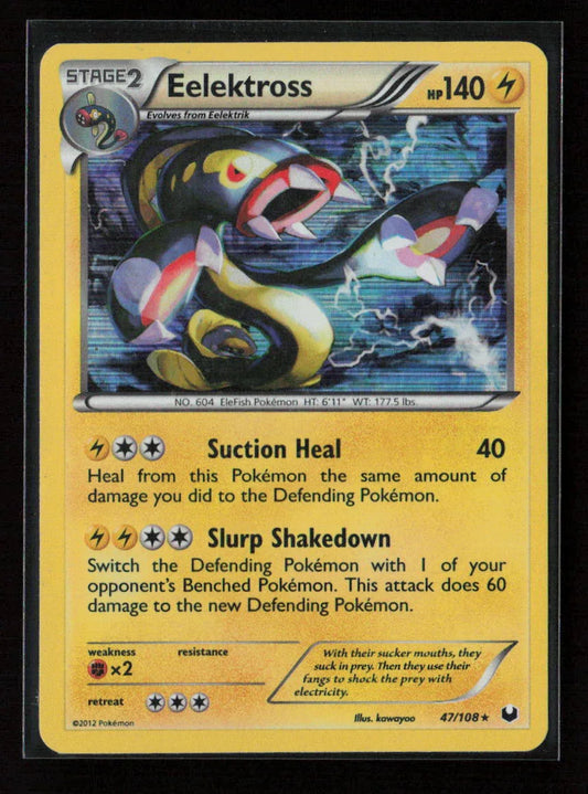 Eelektross Holo Rare Dark Explorers 47/108 LP - Kang's Collectibles
