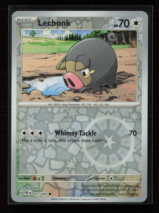 Lechonk - Common SV: Paldean Fates 071/091 NM - Kang's Collectibles