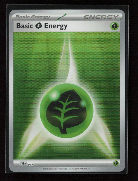 Basic Grass Energy - Common SVE: Scarlet & Violet Energies 017 NM - Kang's Collectibles