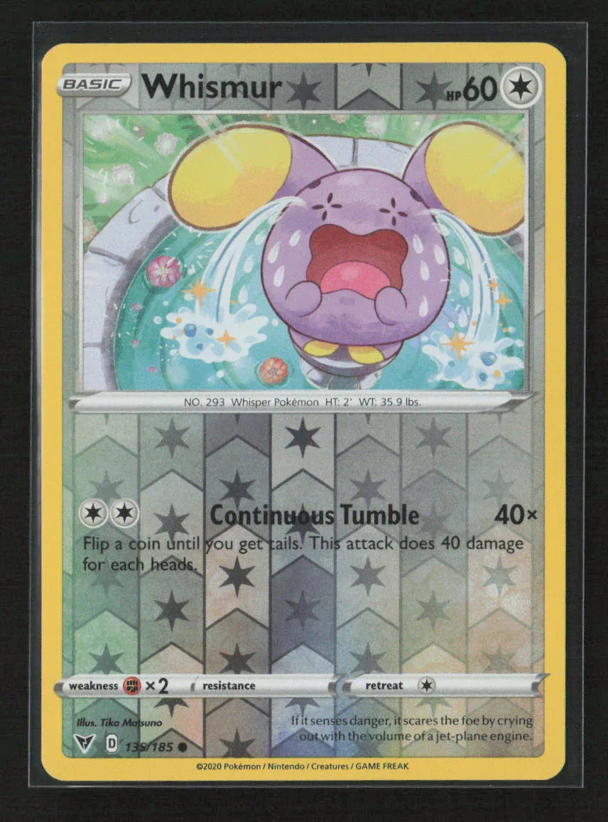 Whismur Common SWSH04: Vivid Voltage 135/185 NM - Kang's Collectibles