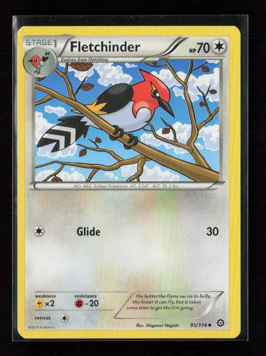 Fletchinder Uncommon XY - Steam Siege 95/114 NM - Kang's Collectibles