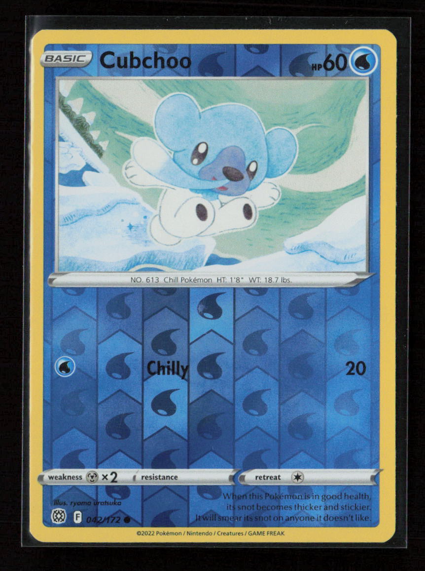 Cubchoo Common SWSH09: Brilliant Stars 042/172 NM