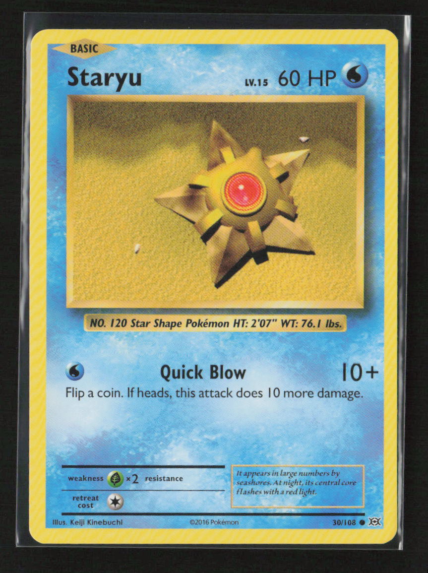 Staryu Common XY - Evolutions 30/108 LP
