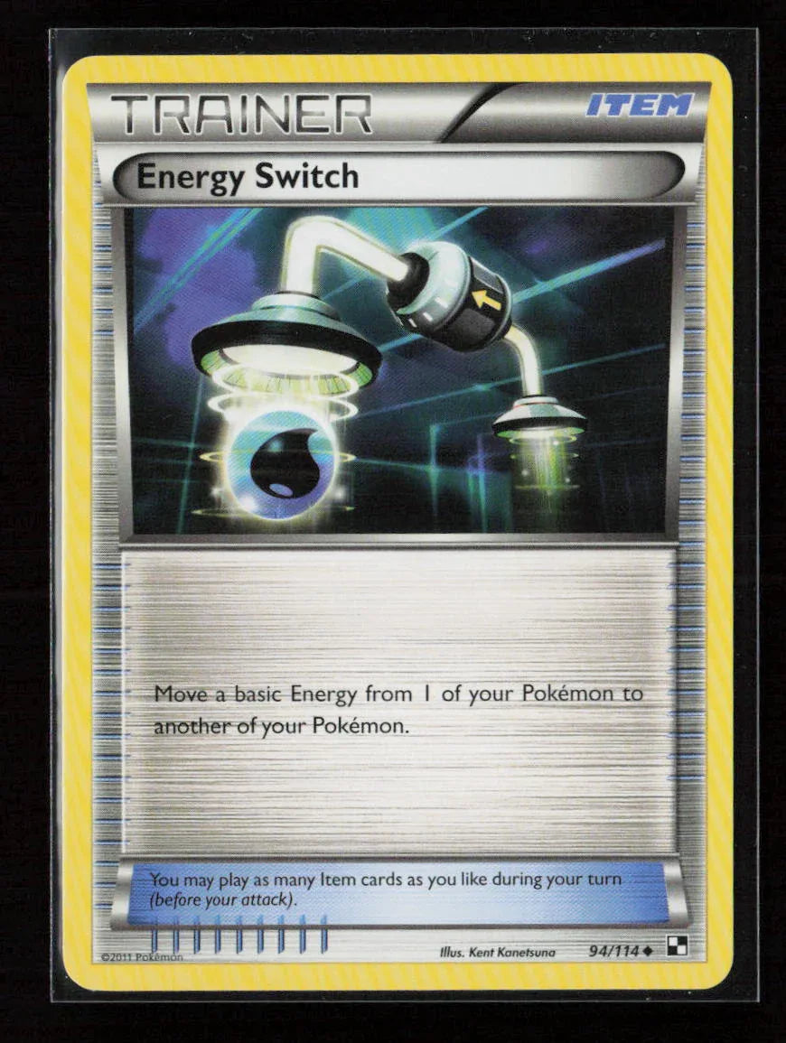 Energy Switch Uncommon Black and White 94/114 NM - Kang's Collectibles