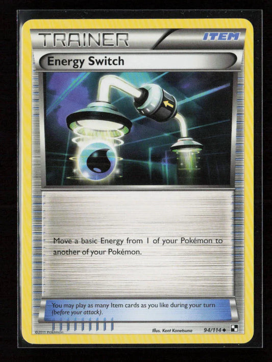 Energy Switch Uncommon Black and White 94/114 NM - Kang's Collectibles