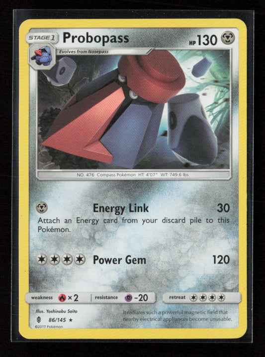 Probopass Rare SM - Guardians Rising 86/145 LP