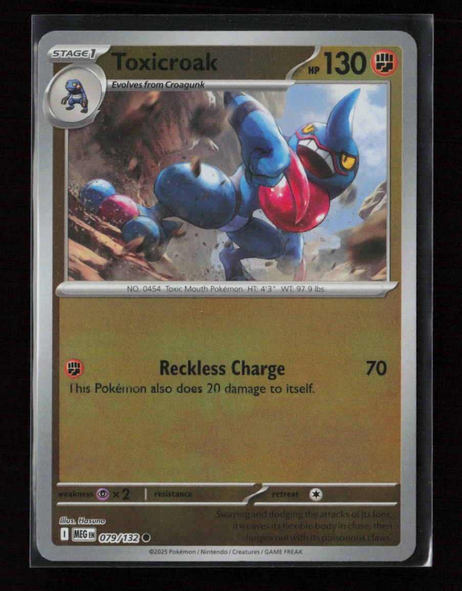Toxicroak Common ME01: Mega Evolution 079/132 NM