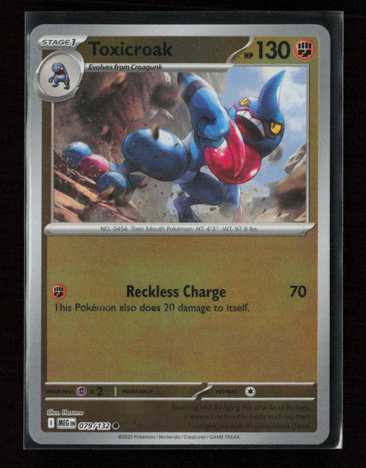 Toxicroak Common ME01: Mega Evolution 079/132 NM