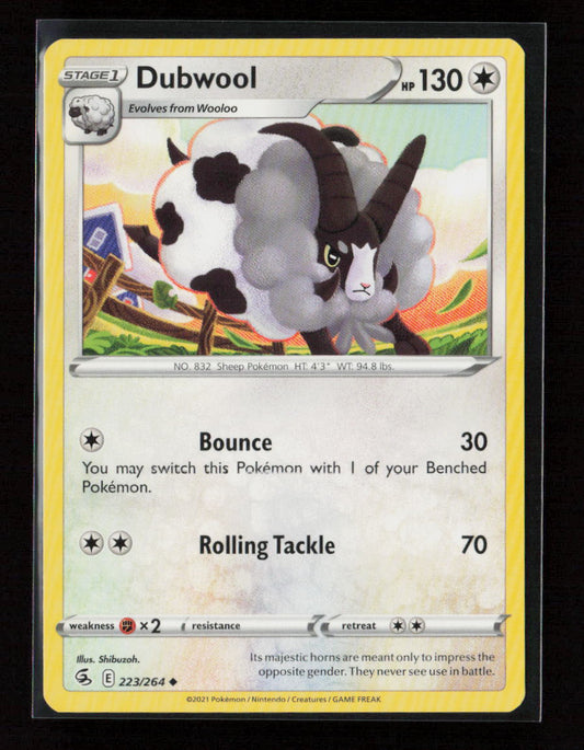 Dubwool Uncommon SWSH08: Fusion Strike 223/264 LP