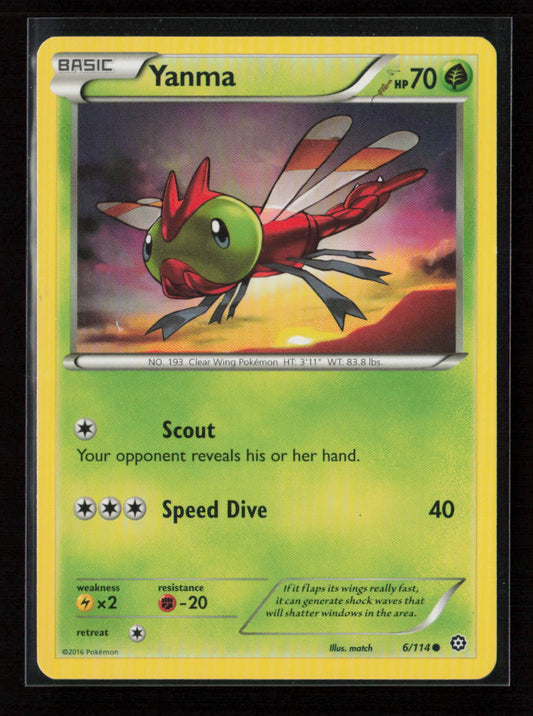 Yanma Common XY - Steam Siege 6/114 LP