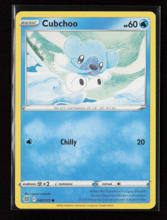 Cubchoo Common SWSH09: Brilliant Stars 042/172 LP