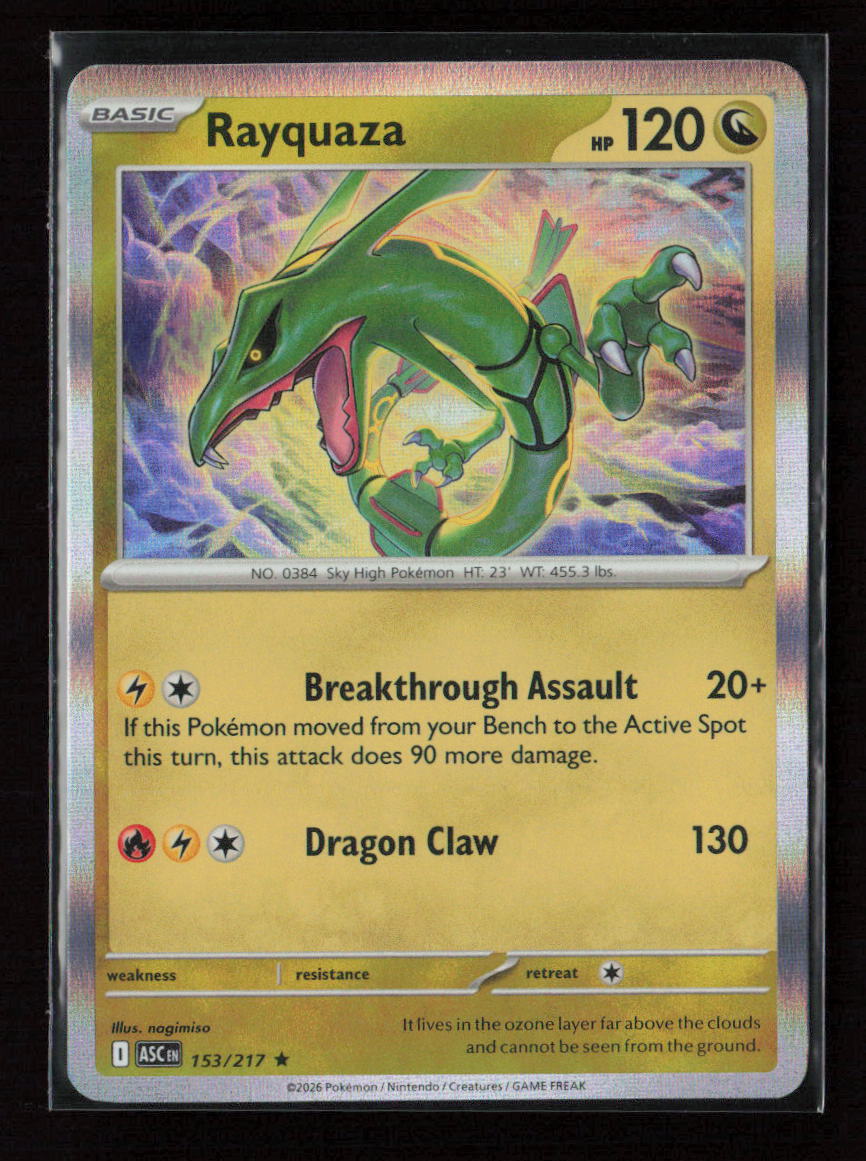 Rayquaza Rare ME: Ascended Heroes 153/217 NM