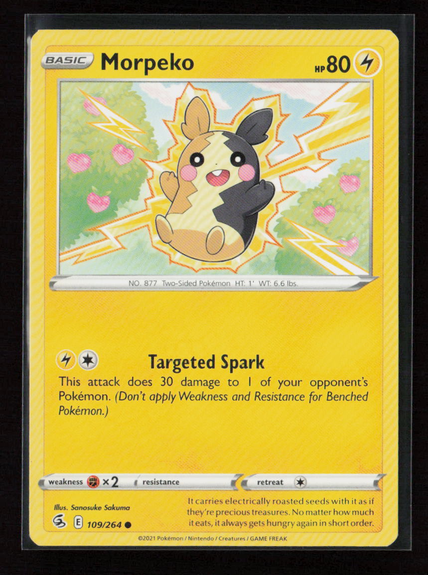 Morpeko -  (#23 Pikachu Stamped) Promo Battle Academy 2022 109/264 LP