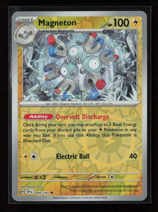 Magneton Uncommon SV08: Surging Sparks 059/191 NM - Kang's Collectibles
