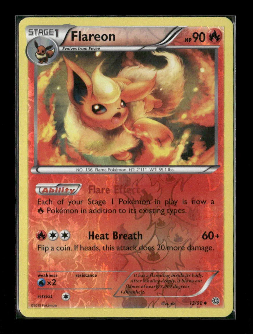 Flareon Uncommon XY - Ancient Origins 13/98 LP - Kang's Collectibles