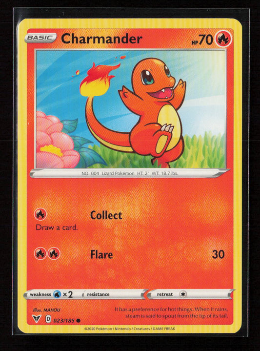 Charmander Common SWSH04: Vivid Voltage 023/185 LP
