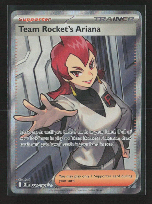 Team Rocket's Ariana Ultra Rare SV10: Destined Rivals 224/182 NM - Kang's Collectibles